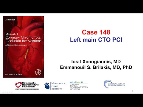 Case 148: Manual of CTO PCI - protected left main CTO PCI