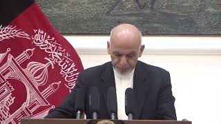 کنفرانس خبری رئیس جمهور غنی در مورد موضوعات جاری کشور