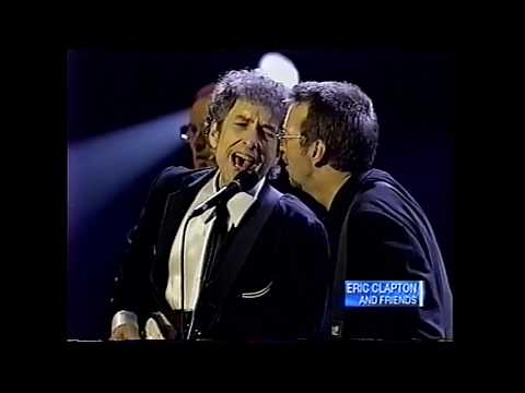 Bob Dylan + Eric Clapton - Don't Think Twice + Crossroads   MSG NYC 6/30/99