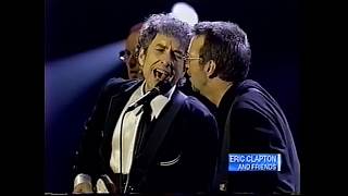 Bob Dylan + Eric Clapton - Don&#39;t Think Twice + Crossroads   MSG NYC 6/30/99