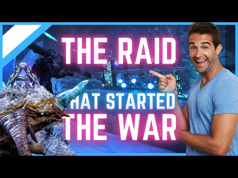 Ice Cave Raid That Set Off A War! Ark Official PvP Taking a Cluster Episode 1