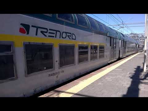 E464 255+6 2 piani Trenord - Monza 16/3/2021