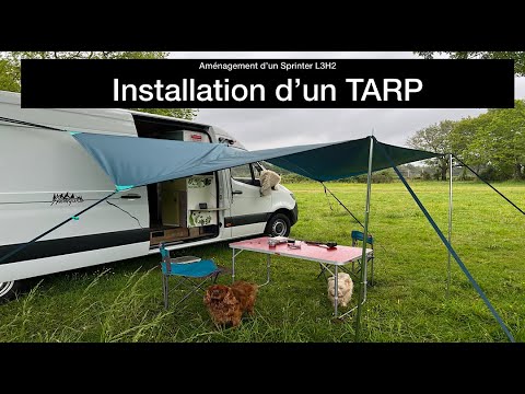 le TARP, une alternative économique à l’installation d’un store sur un fourgon aménagé