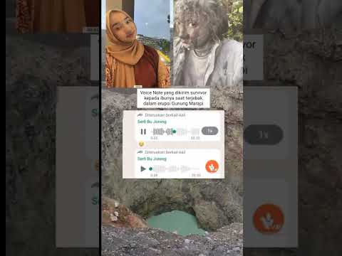 Suara Zhafirah Zahrim Febriana Saat Terjabak Erupsi Gunung Marapi  #asarhumanity #gunungmarapi