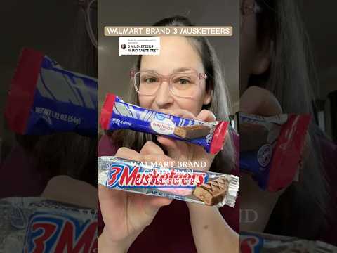 3 Musketeers original VS Walmart version! • #walmart #walmartfinds #3musketeers #candy