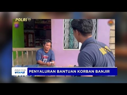 POLRES SERUYAN SALURKAN BANTUAN UNTUK KORBAN BANJIR