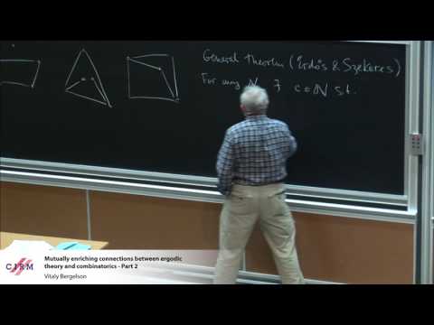 Vitaly Bergelson: Mutually enriching connections between ergodic theory and combinatorics - part 2