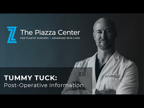 Tummy Tuck: Post-Operative Information