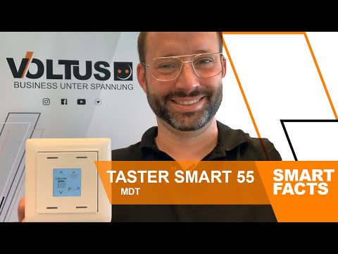 MDT Taster Smart 55 | KNX Taster mit Display und Temperaturfühler | Was kann er?