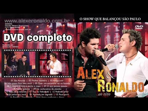 DVD Alex e Ronaldo AO VIVO Em SP