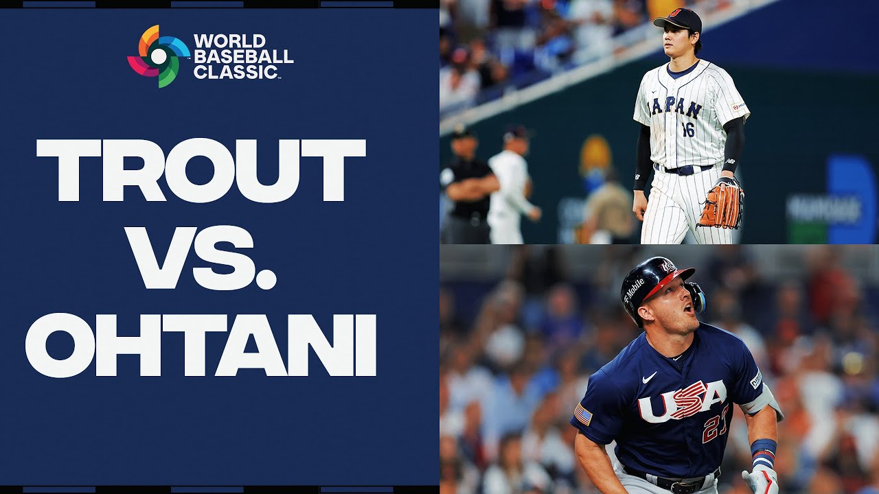 Matchup of a lifetime! Shohei Ohtani faces Mike Trout with the World Baseball Classic on the line! thumnail