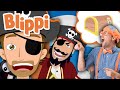 Blippi | Pirate Song + MORE ! | Learn with Blippi | Song for Kids | Educational Videos for Kids