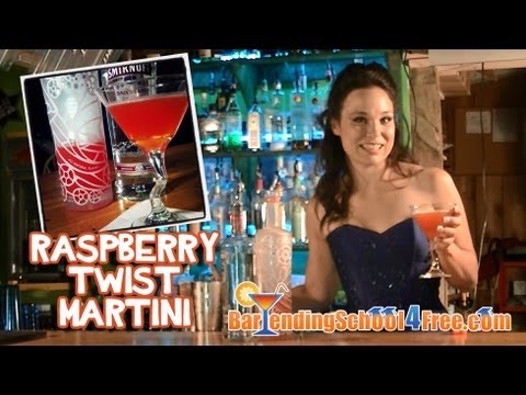 How to make the Raspberry Twist Martini (Drink Recipes)