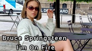 AMAZED ONLOOKERS when 17yr old STARTS SINGING -Bruce Springsteen -I&#39;m On Fire (Allie Sherlock Cover)