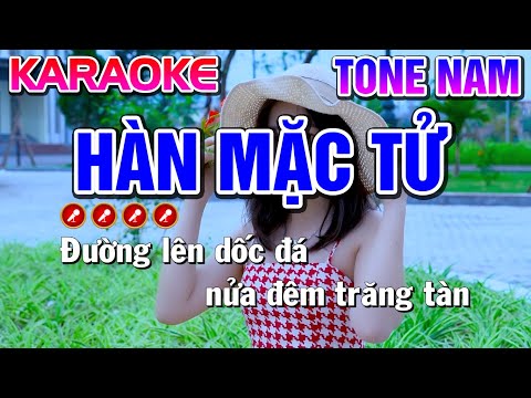 Hàn Mặc Tử Karaoke Nhạc Sống Tone Nam ( PHỐI MỚI ) - Tình Trần Organ