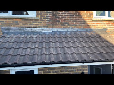 Installing Code 4 Lead Flashings To A Tiled Porch