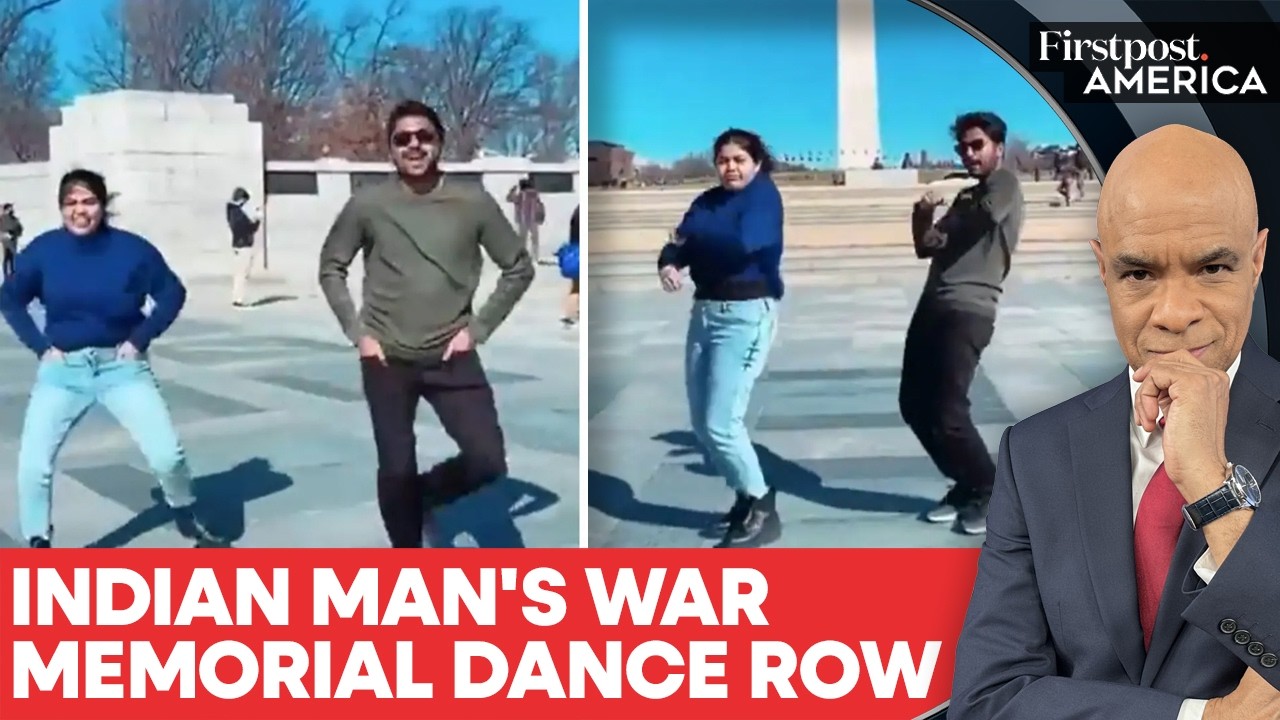 Indian-Origin Man’s War Memorial Dance Reel Sparks Deportation Debate | Firstpost America | N18G