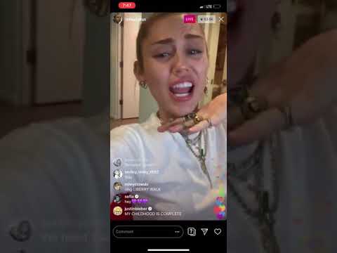 Miley Cyrus singing the Bolt theme song in 2019 *instagram live*