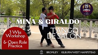 Muñeca Brava, Tango de Salon with Mina and Giraldo. Dancing to the Sounds of the 40s #tangoargentino