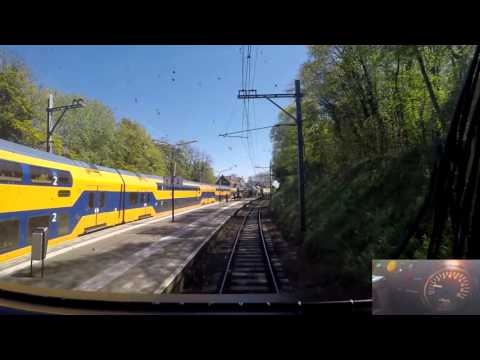 A train driver's view: Zandvoort - Amsterdam CS, DDZ, 05-May-2016.