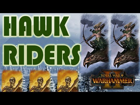 UNDERRATED UNIT: Hawk Riders - Wood Elves vs Tomb Kings // Total War: Warhammer II Online Battle