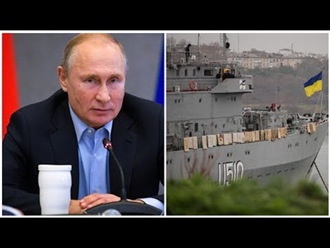 Ukraina anklagar Ryssland för att ha skjutit mot fartyg