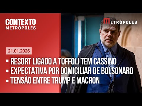 AO VIVO: Exclusivo: resort ligado a Toffoli tem cassino/ Expectativa por domiciliar de Bolsonaro