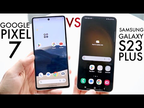Samsung Galaxy S23 Plus Vs Google Pixel 7! (Comparison) (Review)