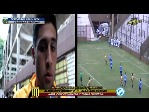 ALMIRANTE BROWN 2 - 1 VILLA SAN CARLOS www.giganteoeste.blogspot.com