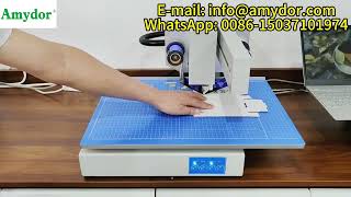 Impresora de estampado digital plana de escritorio automática de alta resolución Amydor AMD3025