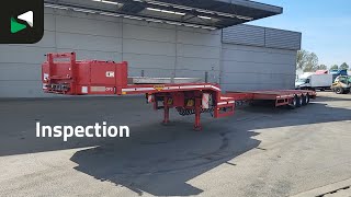 Semi-remorque porte-engins Broshuis E-2190/27 6.80M Extendable 3x Steering Axles | Image 4 - Autoline