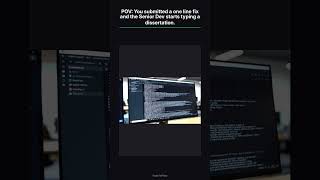 When a simple PR turns into a lecture | Code Infinity #shorts