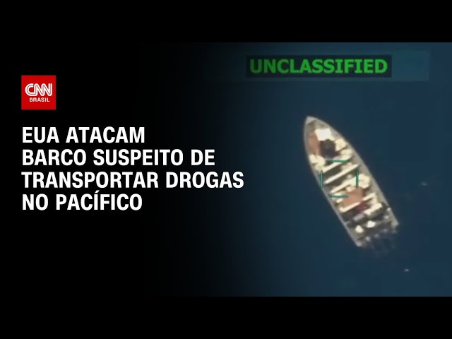 Novo ataque dos EUA a barco no Pacífico deixa quatro mortos | LIVE CNN