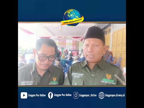 Baznas Lubuk Linggau Bersihkan Sungai dan Bagikan Sembako