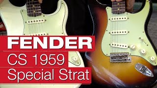 Video thumbnail for Fender Custom Shop 1959 Special Stratocaster by session