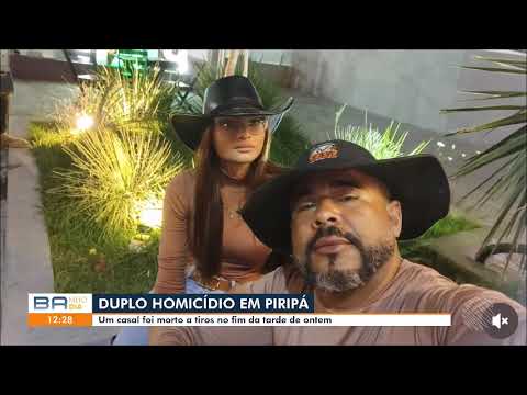 Violência Urbana | casal de namorados é assassinado a tiros de revólver em via pública de Piripá