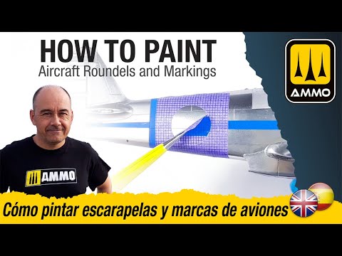 How to Paint Aircraft Roundels and Markings/ Cómo pintar escarapelas y marcas de aviones