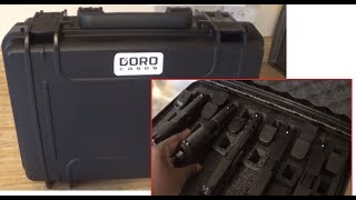 Heavy Duty Waterproof GUN CASE with 5 Pistol Insert Foam - DORO Cases