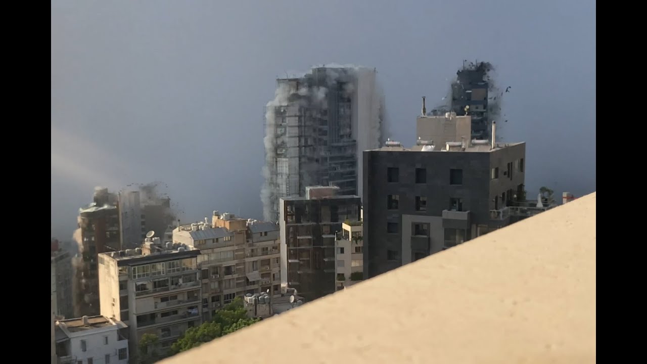 ORIGINAL Beirut Explosion in HD and Slow Motion