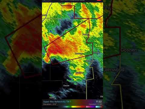 Petrey, AL 4/5/2022 Big Tornado! #petrey #alabama #tornado
