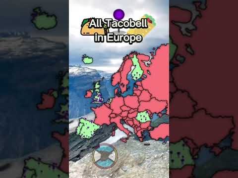 Todos os Tacobell na Europa