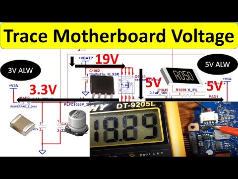 Learn how track Laptop motherboard voltage laptop schematics reading