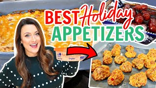 One Ingredient will surprise you!! | 3 BEST Holiday Appetizers | Cook Clean And Repeat