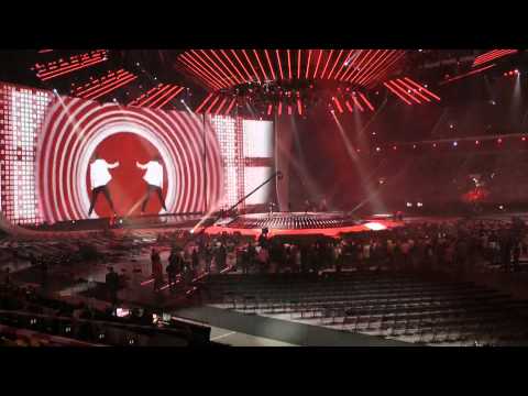 Jedward - Lipstick (Ireland) - Dress rehearsal 1 - voting rehearsal final