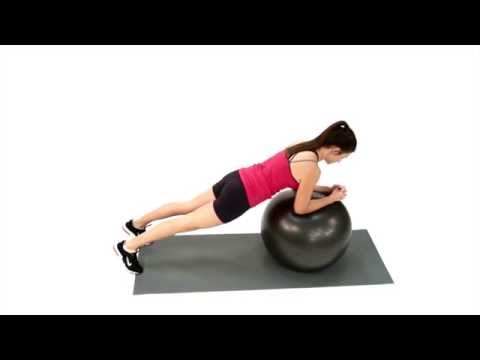 Swiss Ball Plank