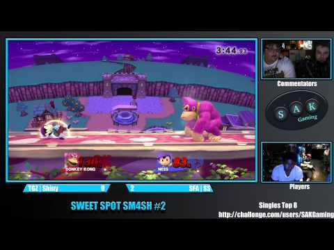 Sweet Spot Sm4sh #2 Singles Grand Finals - TGZ | Shiny vs SFA | SS