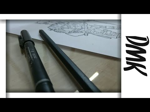 DMK Drawing - Wanderer, Character Sketch