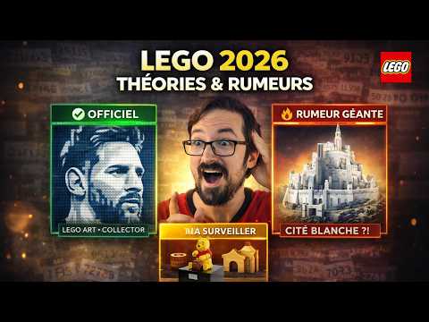 RUMORS LEGO 2026: Minas Tirith? + Disney 18+ Messi?