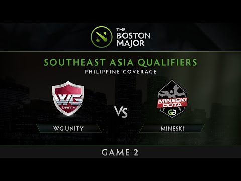 WG.Unity vs Mineski.GGnetwork - Game 1 -  The Boston Major SEA Qualifiers - Philippine Coverage