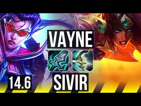VAYNE & Leona vs SIVIR & Nautilus (ADC) | 13/0/3, Legendary, 300+ games | EUW Challenger | 14.6